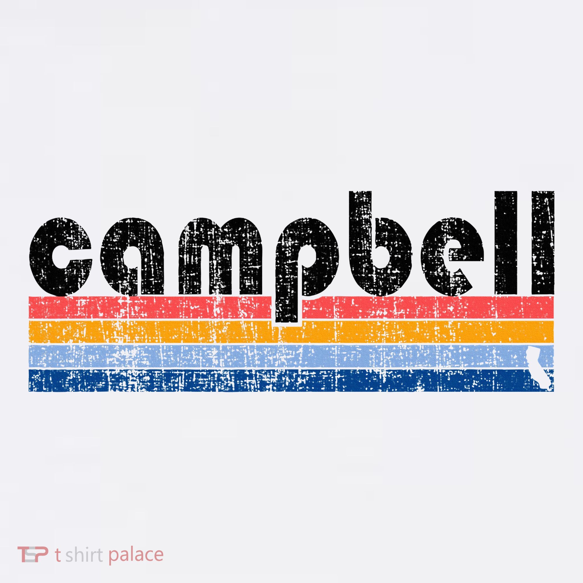 Vintage 80s Style Campbell Ca T-Shirt