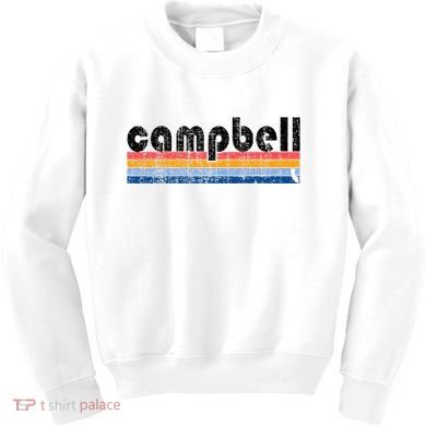Vintage 80s Style Campbell Ca Kids Sweatshirt