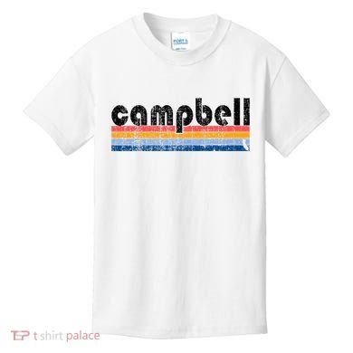 Vintage 80s Style Campbell Ca Kids T-Shirt