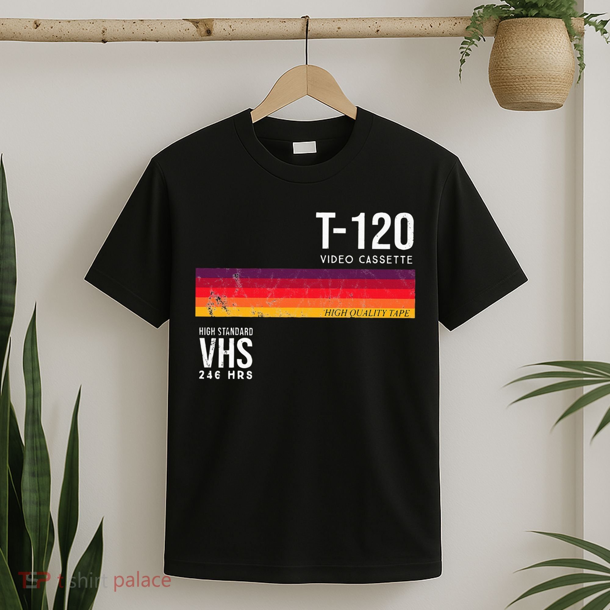 Vintage 80s Video Cassette Tape Vhs T-Shirt