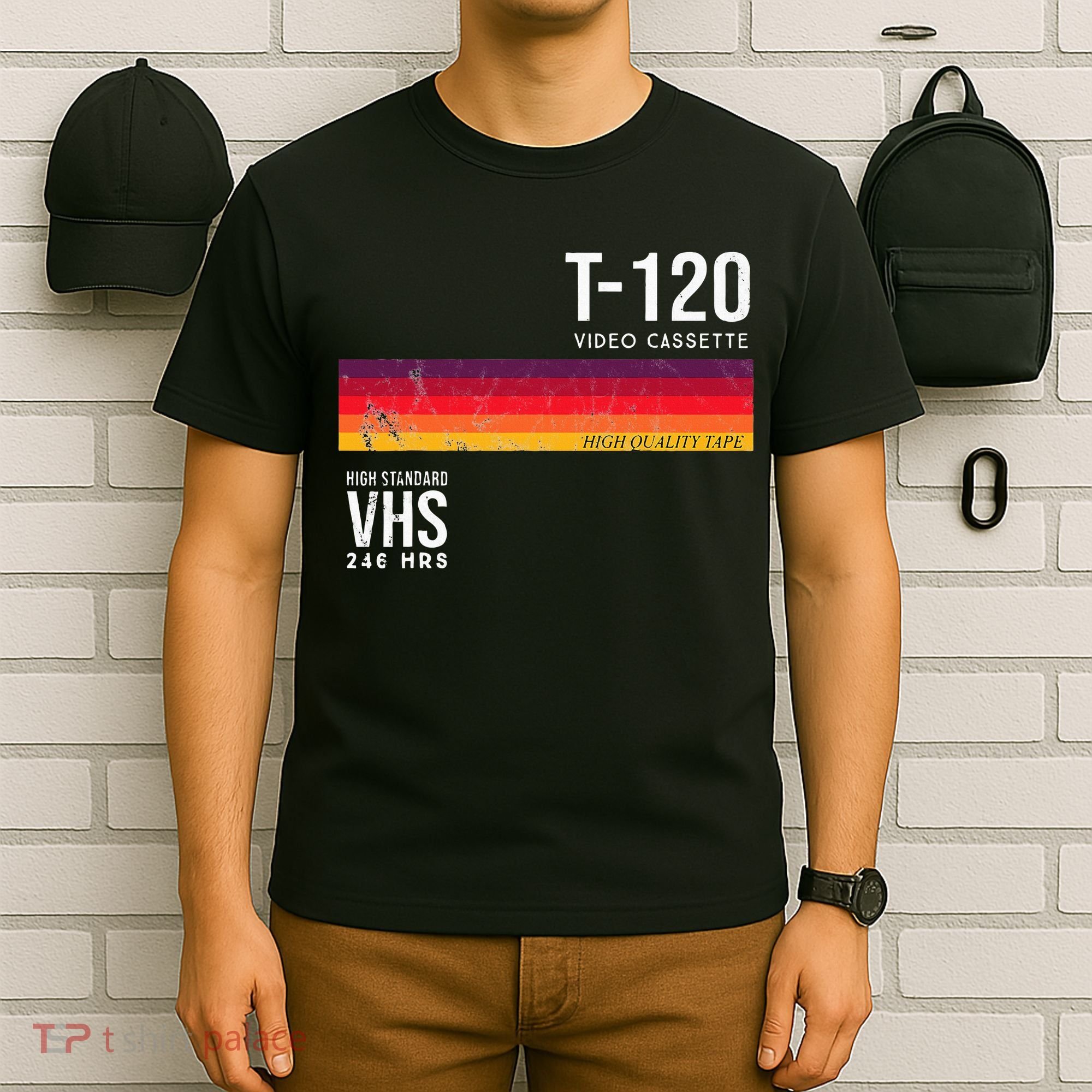 Vintage 80s Video Cassette Tape Vhs T-Shirt