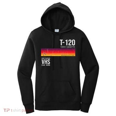 Vintage 80s Video Cassette Tape Vhs Women's Hoodie