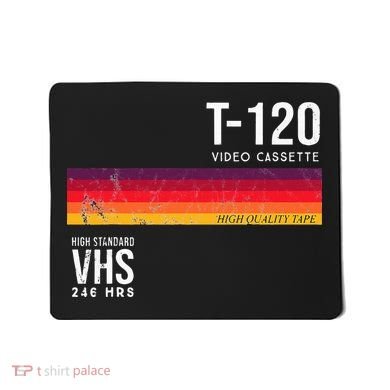 Vintage 80s Video Cassette Tape Vhs Mousepad
