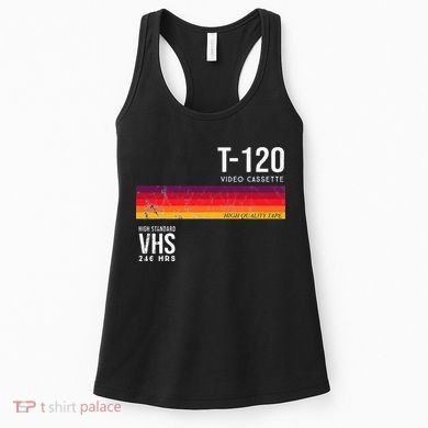 Vintage 80s Video Cassette Tape Vhs Women's Tank Top