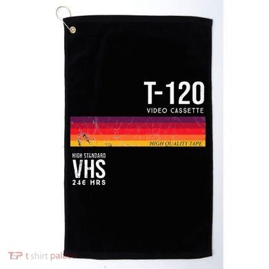 Vintage 80s Video Cassette Tape Vhs Golf Towel