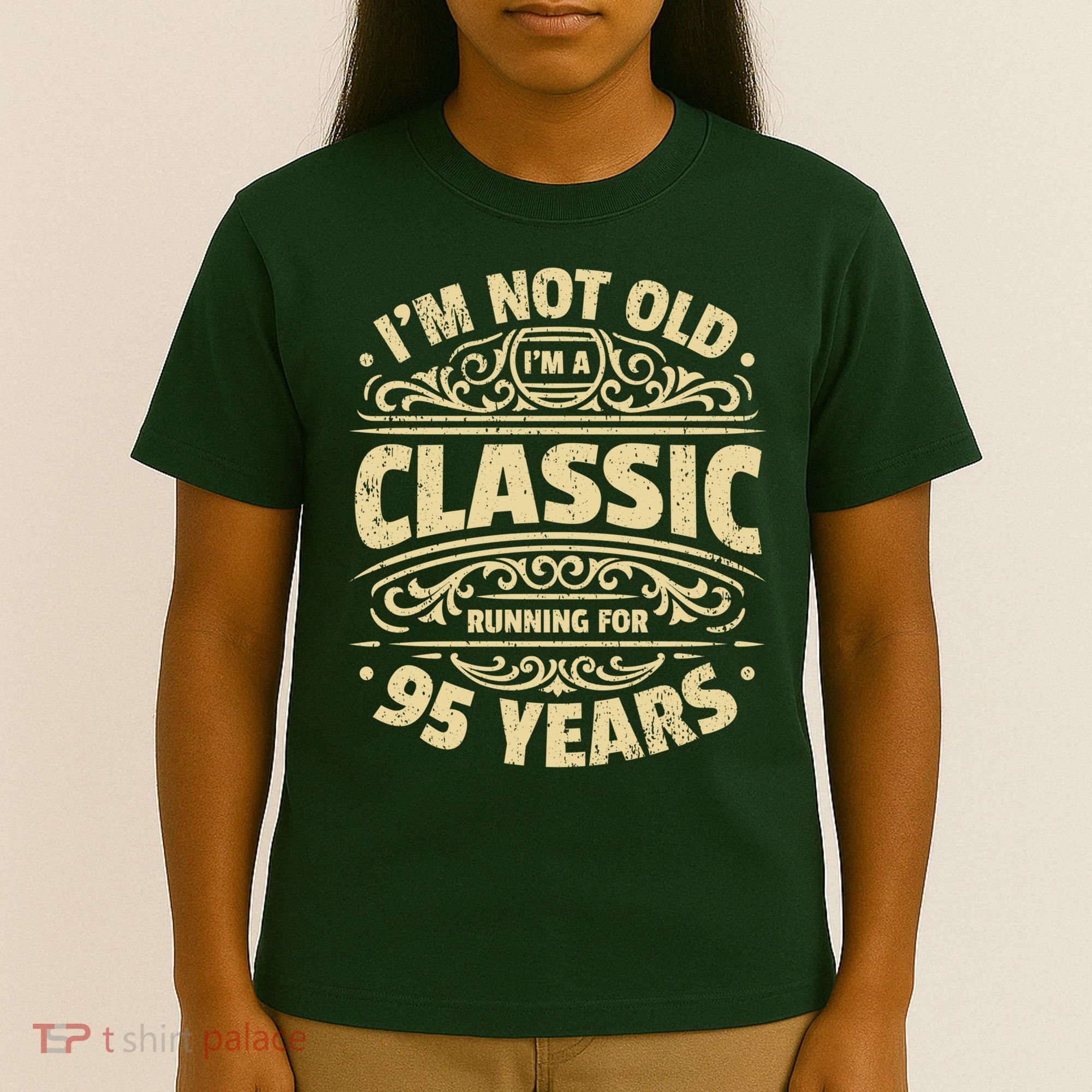 Vintage 95th Birthday Classic Running For 95 Years T-Shirt