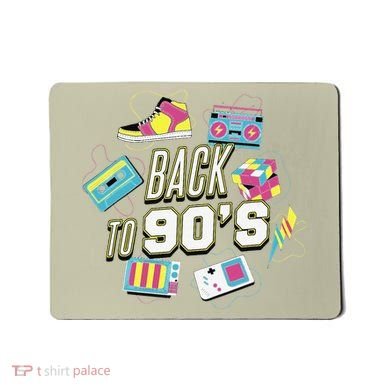 Vintage 90s Graphic With Boombox And Cassette Gift Mousepad