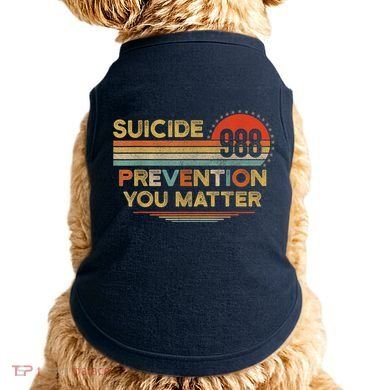 Vintage 988 Suicide Prevention 988 Doggie Tank
