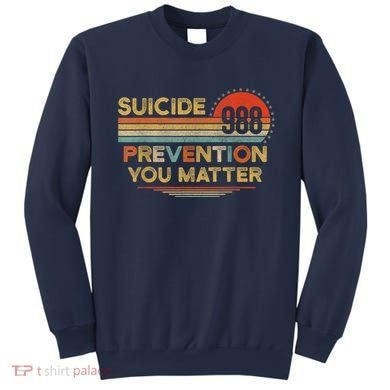 Vintage 988 Suicide Prevention 988 Sweatshirt