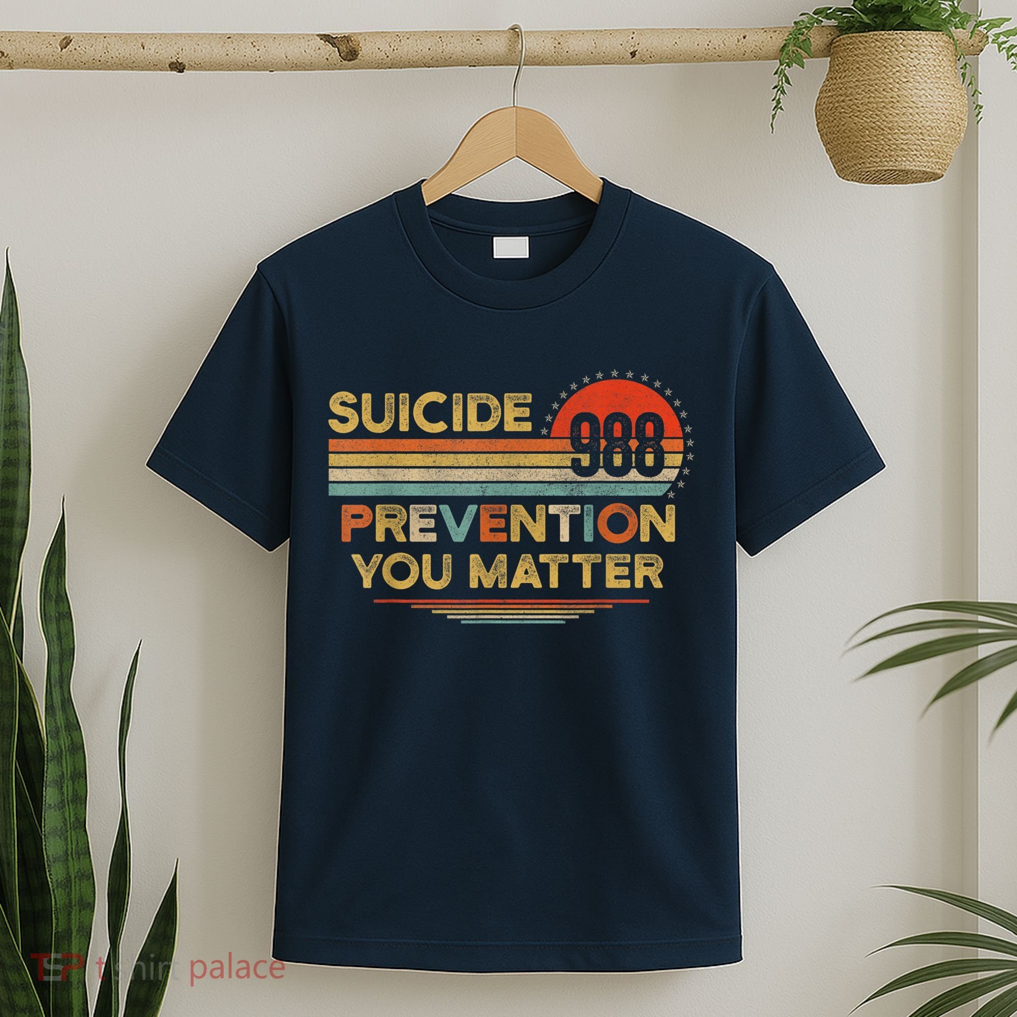 Vintage 988 Suicide Prevention 988 T-Shirt