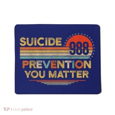 Vintage 988 Suicide Prevention 988 Mousepad
