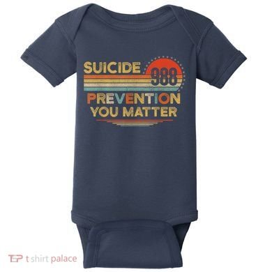 Vintage 988 Suicide Prevention 988 Baby Bodysuit