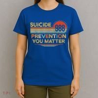 Vintage 988 Shirt Suicide Prevention 988 T-Shirt thumb 4