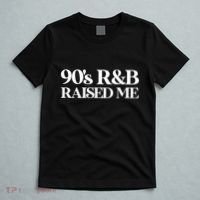 Vintage 90s Throwback Oldschool 90s R&B Raised Me T-Shirt thumb 5