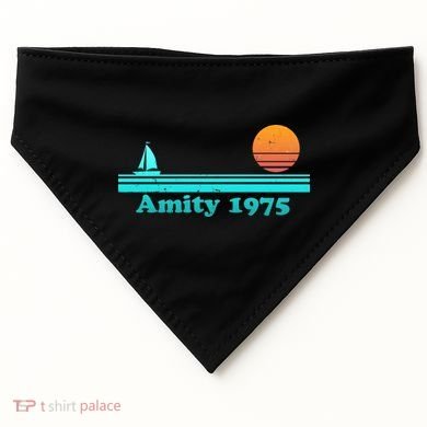 Vintage Amity 1975 Sunset USA-Made Doggie Bandana