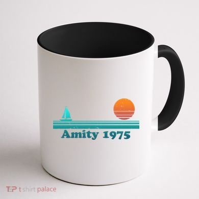 Vintage Amity 1975 Sunset Coffee Mug back
