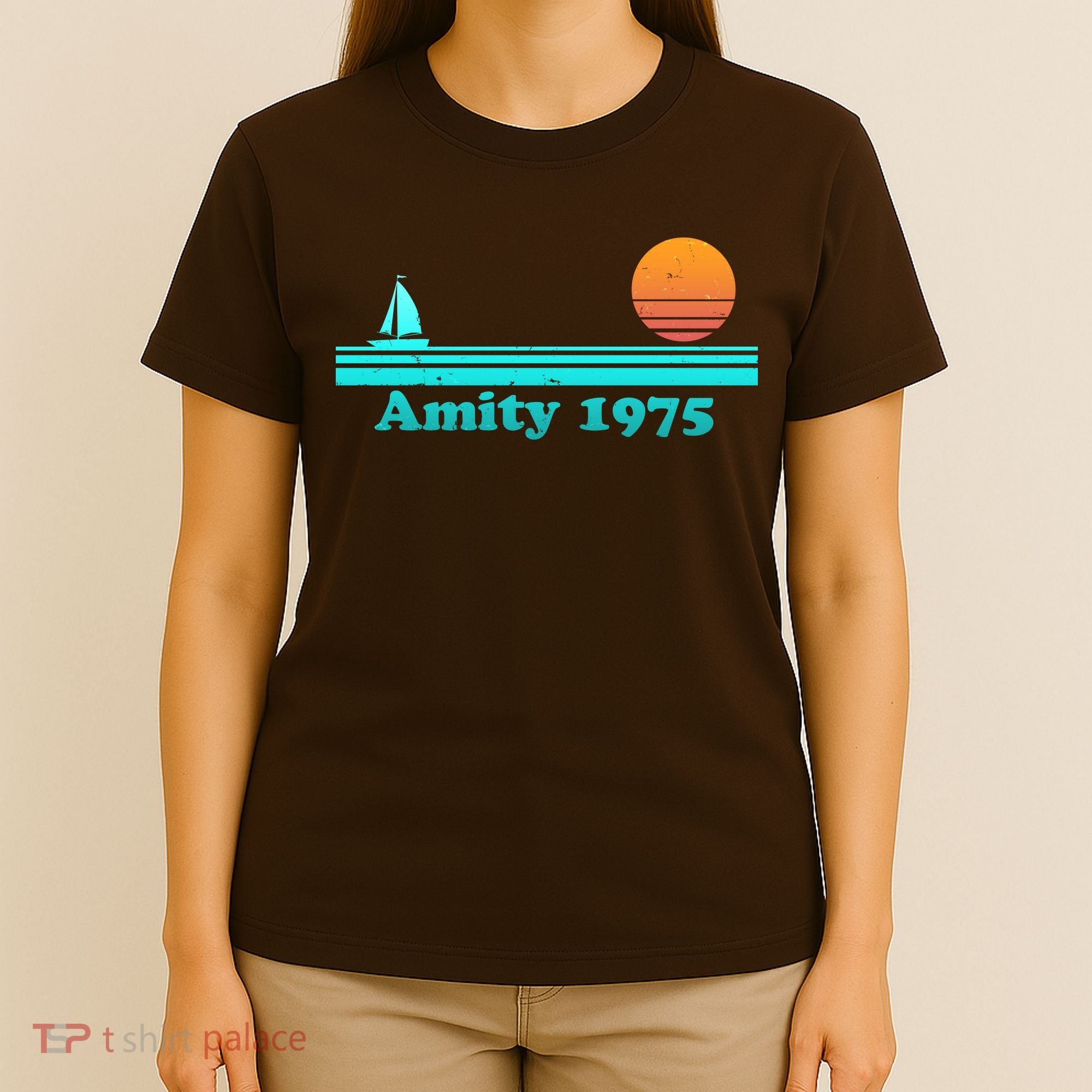 Vintage Amity 1975 Sunset T-Shirt