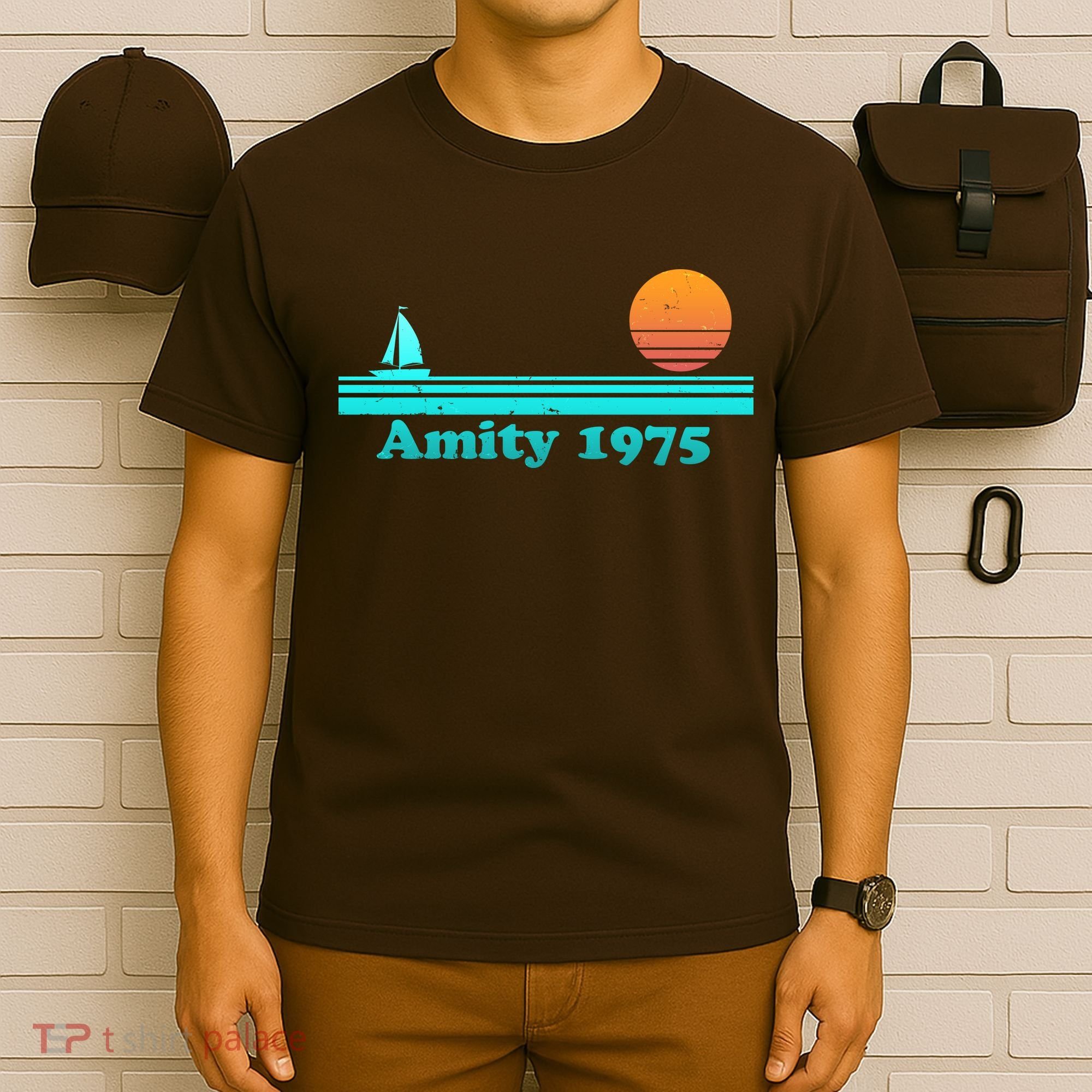 Vintage Amity 1975 Sunset T-Shirt