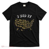 Visited All 50 Us States I Did It Souvenir T-Shirt thumb 0