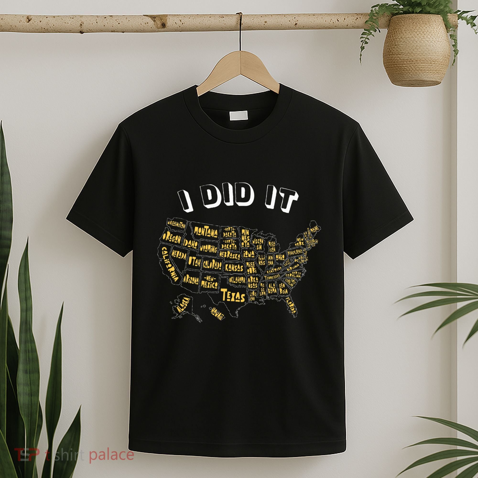 Visited All 50 Us States I Did It Souvenir T-Shirt