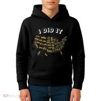 Visited All 50 Us States I Did It Souvenir Kids Hoodie thumb 4