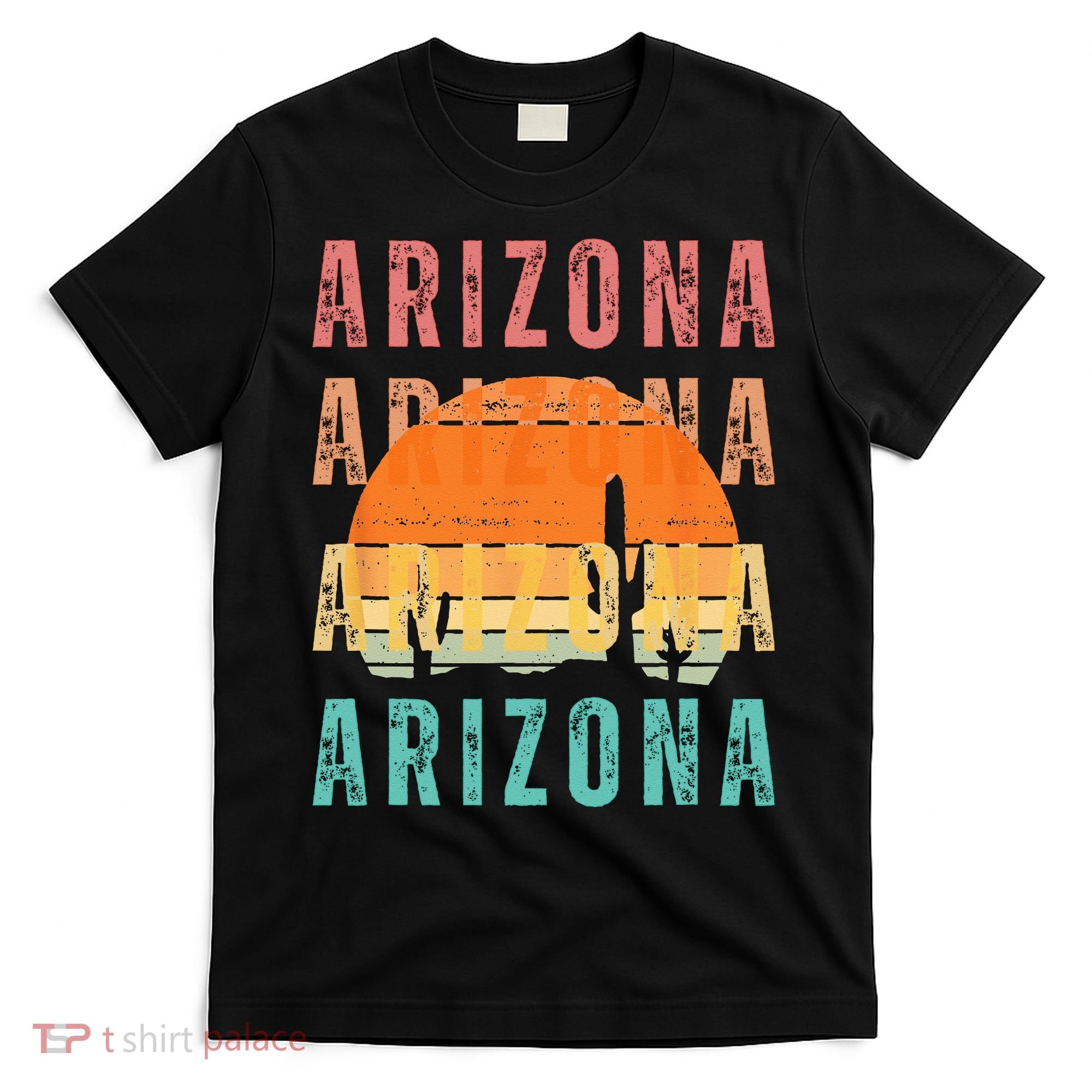 Vintage Arizona Arizona Arizona Arizona Sunset T-Shirt
