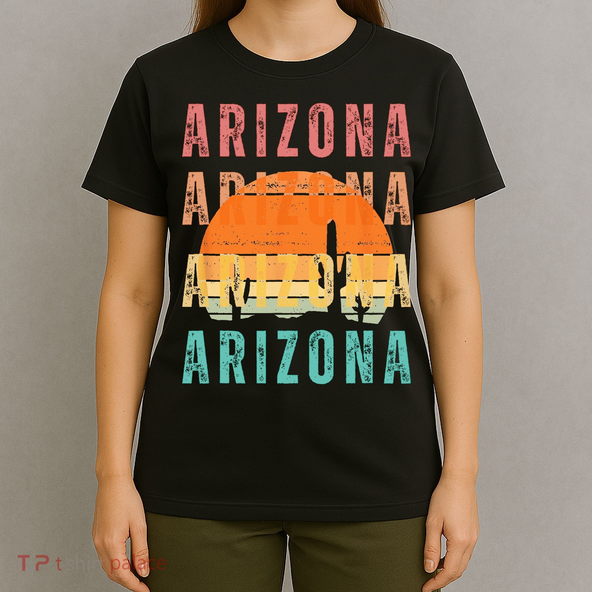 Vintage Arizona Arizona Arizona Arizona Sunset T-Shirt