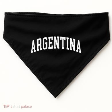 Vintage Argentina Argentinian Flag Pride USA-Made Doggie Bandana