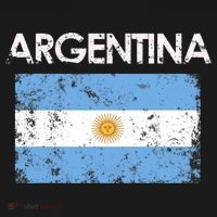 Vintage Argentina Argentinian Flag Pride Gift T-Shirt thumb 7