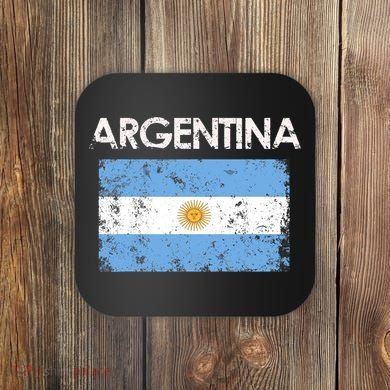 Vintage Argentina Argentinian Flag Pride Gift Coaster