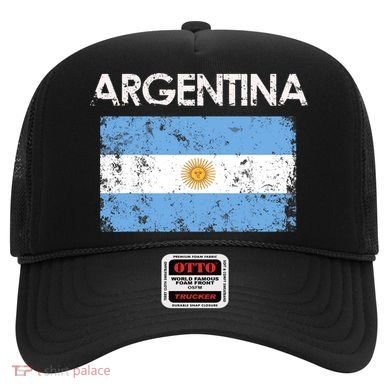 Vintage Argentina Argentinian Flag Pride Gift Hat