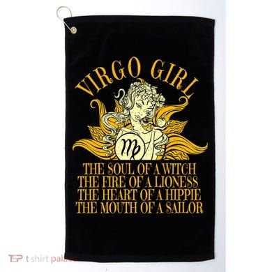 Virgo August And September Birthday Zodiac Cool Gift Golf Towel