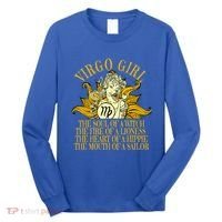 Virgo August And September Birthday Zodiac Cool Gift Long Sleeve Shirt thumb 0