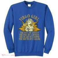 Virgo August And September Birthday Zodiac Cool Gift Sweatshirt thumb 0