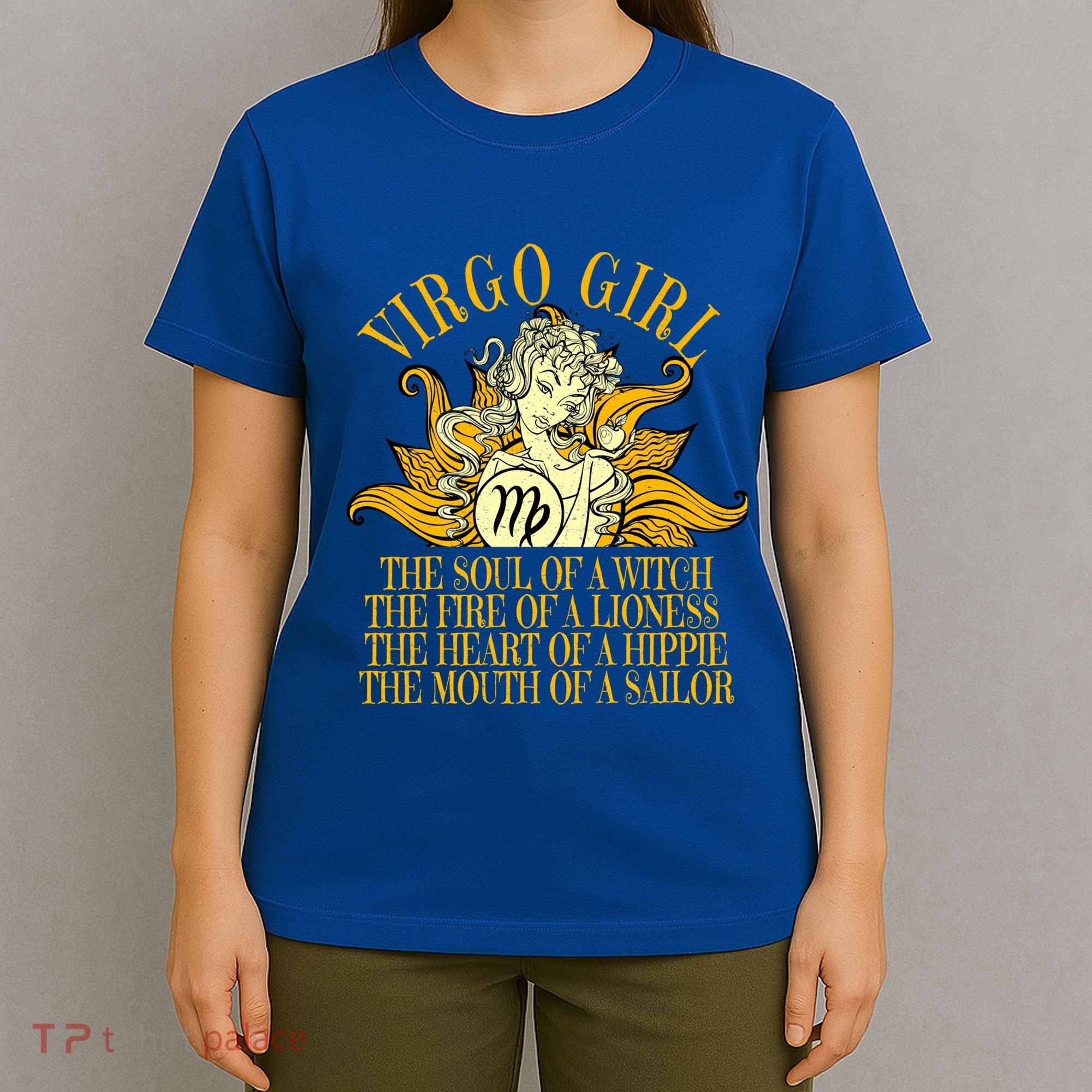 Virgo August And September Birthday Zodiac Cool Gift T-Shirt