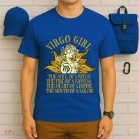 Virgo August And September Birthday Zodiac Cool Gift T-Shirt thumb 6