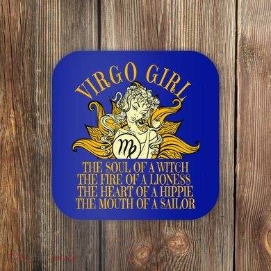 Virgo August And September Birthday Zodiac Cool Gift Coaster