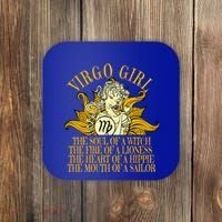 Virgo August And September Birthday Zodiac Cool Gift Coaster thumb 0
