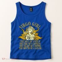 Virgo August And September Birthday Zodiac Cool Gift Tank Top thumb 2