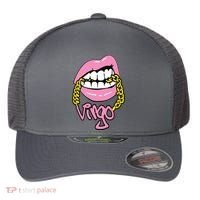Virgo August And September Birthday Flexfit Unipanel Trucker Cap thumb 0