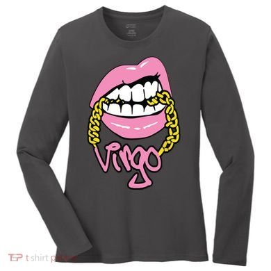 Virgo August And September Birthday Women's Long Sleeve Shirt