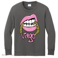 Virgo August And September Birthday Kids Long Sleeve Shirt thumb 0