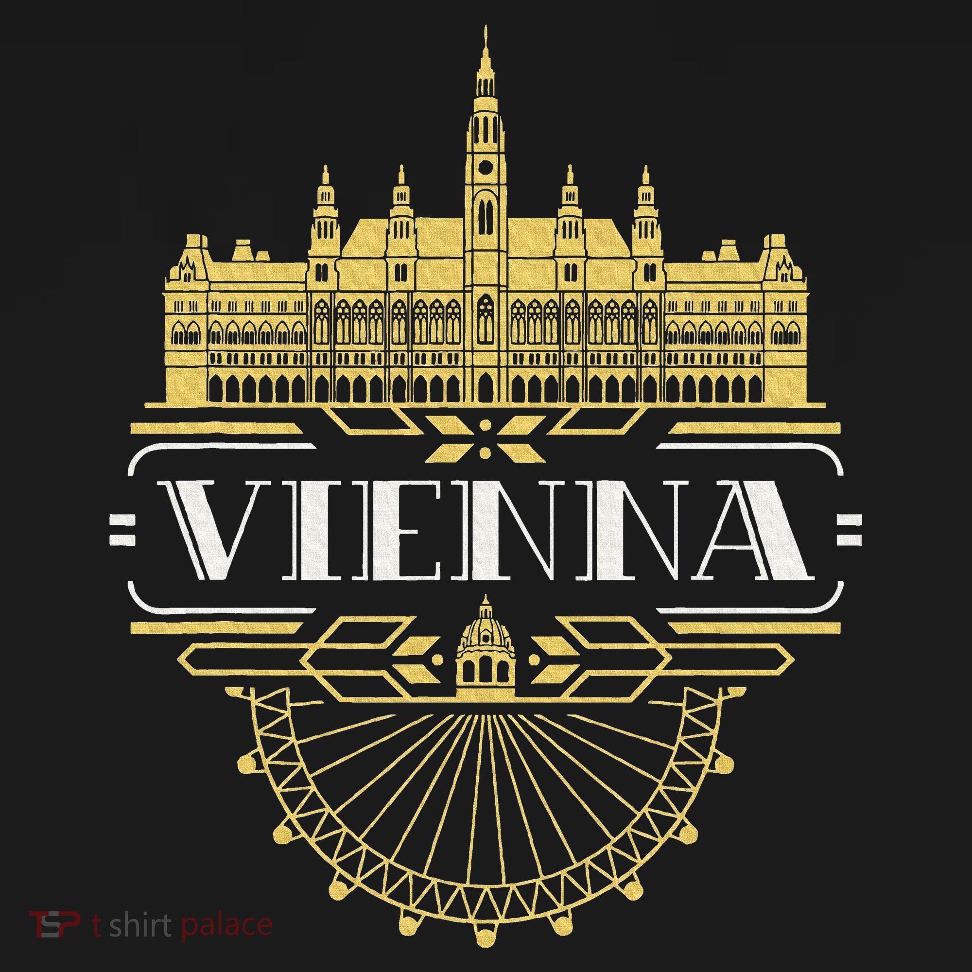 Vienna Austria Art Deco Souvenir Polo
