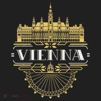 Vienna Austria Art Deco Souvenir Tumbler thumb 3