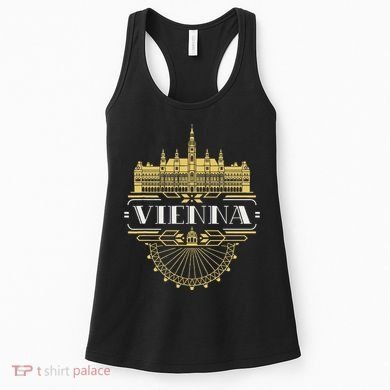 Vienna Austria Art Deco Souvenir Women's Tank Top