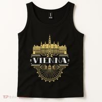 Vienna Austria Art Deco Souvenir Tank Top thumb 2