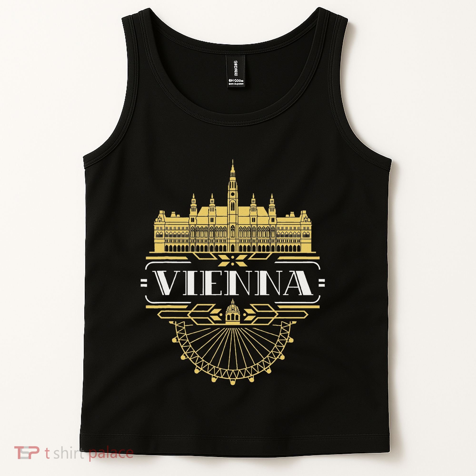 Vienna Austria Art Deco Souvenir Tank Top