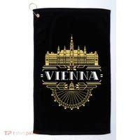 Vienna Austria Art Deco Souvenir Golf Towel thumb 0