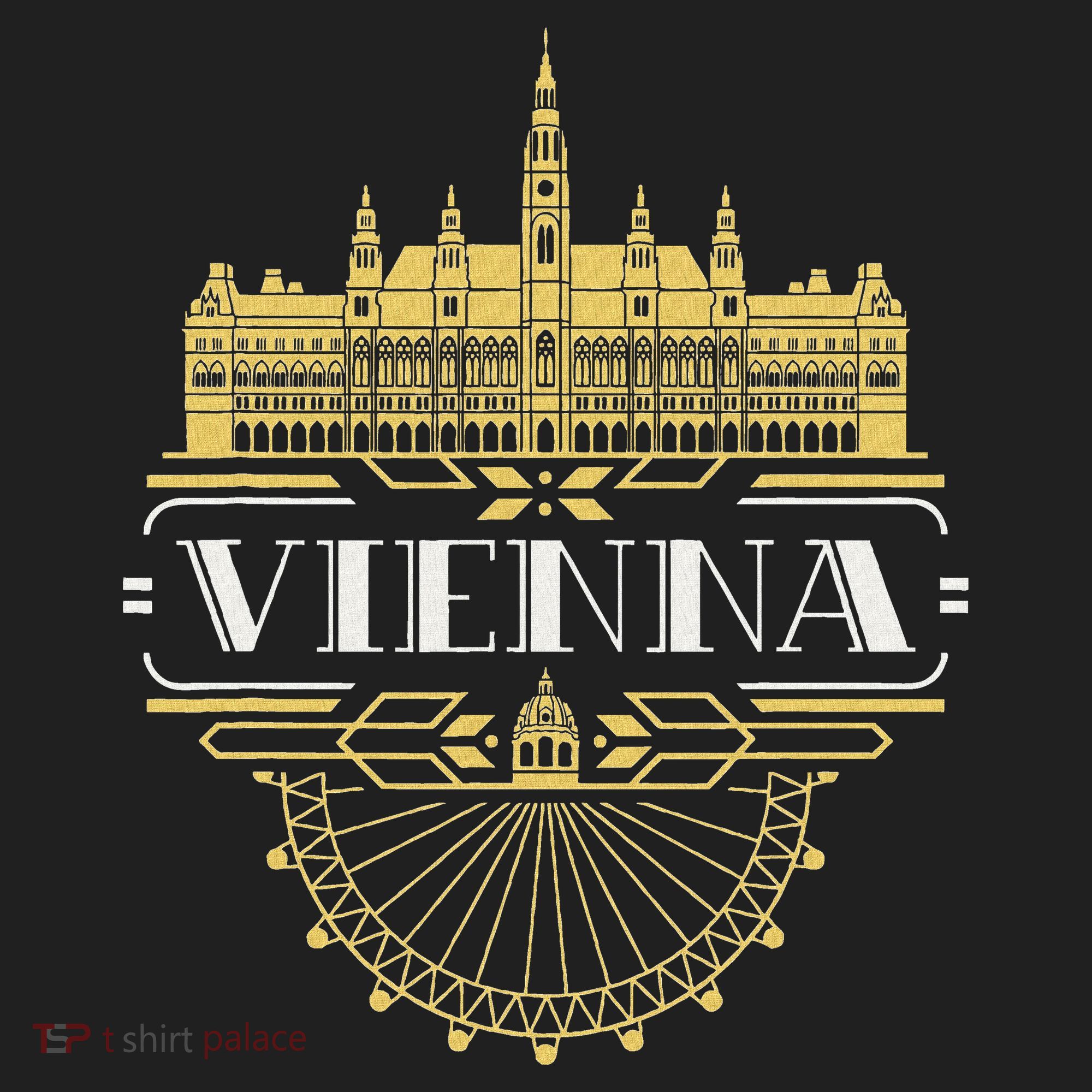 Vienna Austria Art Deco Souvenir Golf Towel