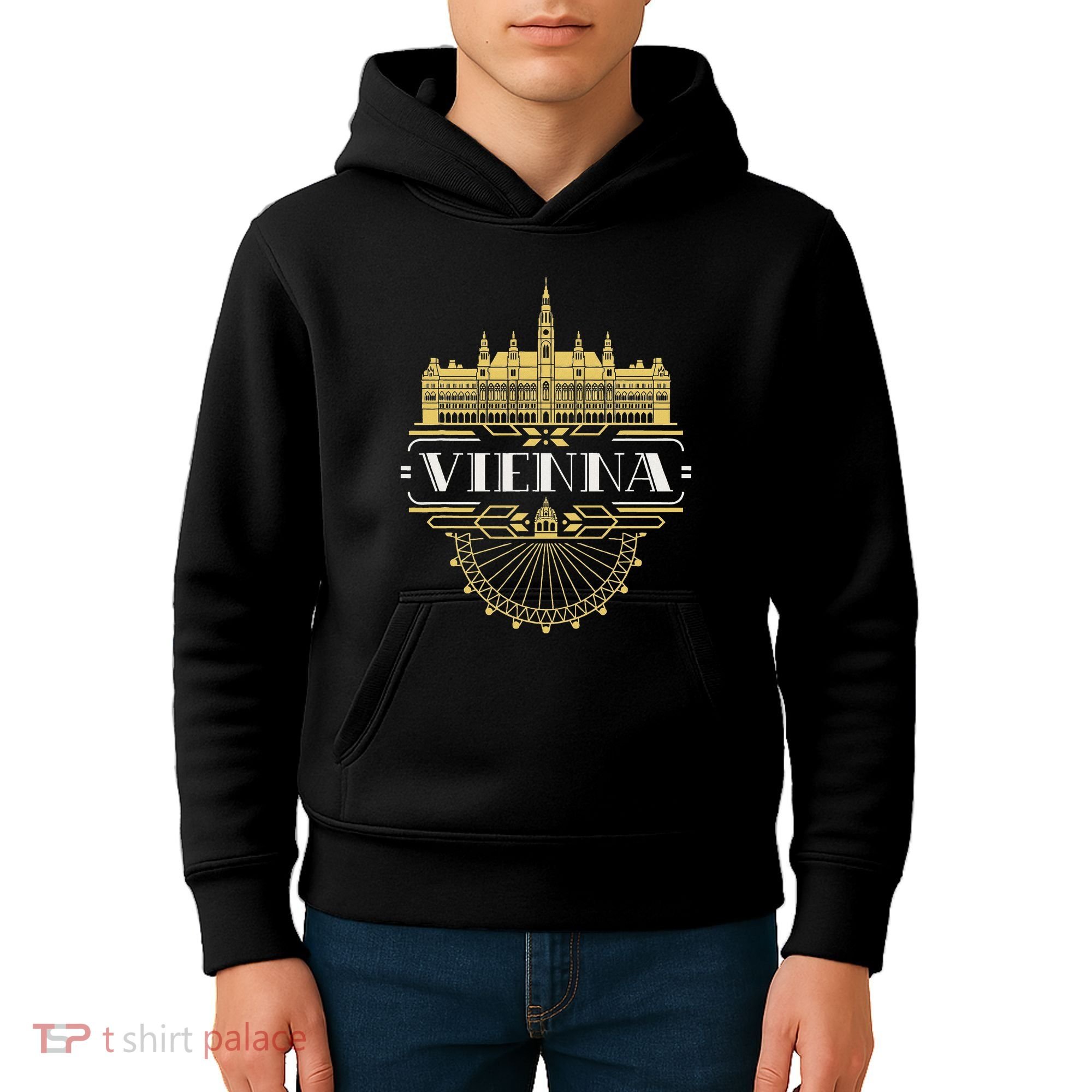 Vienna Austria Art Deco Souvenir Kids Hoodie